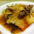 ぱにぱる's cooksnap of when they made ルクルーゼで、ホクホク 肉じゃが.