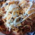 curisupin's cooksnap of when they made モダン焼き風キムチ焼きそば.