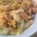ほしコ's cooksnap of when they made ♡キャベツとお魚ソーセージのカレー炒め.