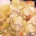 ゆーさん11's cooksnap of when they made 簡単！エビとキャベツのあんかけ豆腐♪.
