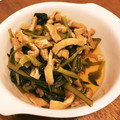 yuka119's cooksnap of when they made 簡単♪小松菜と油揚げの煮浸し.