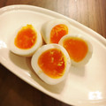 まーちゃん1123's cooksnap of when they made 簡単時短！めんつゆで作る半熟煮玉子.