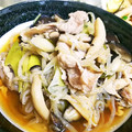 ユーロン's cooksnap of when they made ✿豚と長ねぎのさっと煮✿.