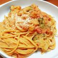 あずさす's cooksnap of when they made 海老のトマトクリームパスタ.