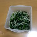 ☆ティモ☆'s cooksnap of when they made 簡単美味☆春菊ともやしのナムル♪.