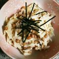 ♪じゅんちこ♪'s cooksnap of when they made マヨぽん納豆あえ大根サラダ.
