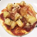 やなつこ's cooksnap of when they made 冷凍パイシートでジャーマンポテトピザ.