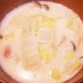 クックWP371X☆'s cooksnap of when they made あったか♪白菜とウインナーの豆乳スープ☆.