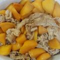 abcdefghｉｊ's cooksnap of when they made 柿と豚肉の秋色炒め.