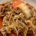 クックWY4OJ3☆'s cooksnap of when they made 汁だくの白たき、白菜、豚肉コチジャン煮.