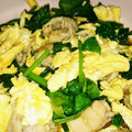 tamama1102's cooksnap of when they made 青菜と豚肉とたまごの三色炒め★.