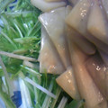 Yukipachi's cooksnap of when they made 大根の皮と面取り部分のオイマヨ炒め.