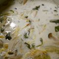 リン・ミンメイ's cooksnap of when they made 鶏肉とチンゲンサイのクリーム煮 ♪.