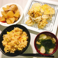どんちゃーん！'s cooksnap of when they made 秋の味！さつま芋とおあげの混ぜご飯.