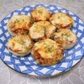 ＠迷子＠'s cooksnap of when they made さば缶利用のオニオンリングハンバーグ.