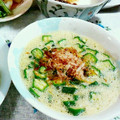 SP♪'s cooksnap of when they made ネバネバパワー⤴おくらと卵の和え物♫.