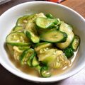 卯月のうさぎ２０１４'s cooksnap of when they made きゅうりの辛子漬け.