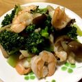 とんば's cooksnap of when they made プリプリ♪海老とブロッコリーの中華風炒め.