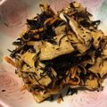 ayachum★'s cooksnap of when they made 簡単！胡麻油香るひじきと油揚げの煮物.