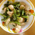 ボルトン's cooksnap of when they made 小松菜とささみのオイマヨ炒め.