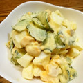 ゆみらんたん's cooksnap of when they made 簡単♪ゆで卵ときゅうりのマヨサラダ.