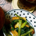 ＊新米ゆうちゃん＊'s cooksnap of when they made 小松菜と厚揚げのオイマヨ炒め.