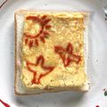 B_C_M's cooksnap of when they made おうちメイドカフェ♡萌え²トースト.