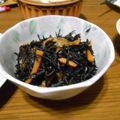 ramieru's cooksnap of when they made 簡単！胡麻油香るひじきと油揚げの煮物.
