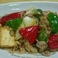Yunarinari's cooksnap of when they made ご飯に！豚肉と厚揚げとキャベツの味噌炒め.