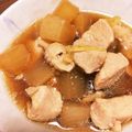 nyaaagomi's cooksnap of when they made 冬に食べたい♡*鶏肉と大根の煮物.