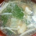 noriemon's cooksnap of when they made あったか鶏の中華スープ.