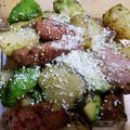 nuinuim's cooksnap of when they made アボカドじゃがいも炒めのポン酢粉チーズ風.