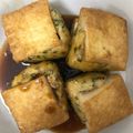 mirukon's cooksnap of when they made 厚揚げの肉詰め　出汁の効いたとろ～りあん.