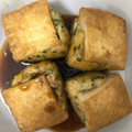 mirukon's cooksnap of when they made 厚揚げの肉詰め　出汁の効いたとろ～りあん.