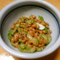 jun120121's cooksnap of when they made 簡単節約 納豆とキュウリのゆかりナムル.