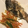 おっとarinko's cooksnap of when they made メジナのポワレ＆刺身.