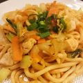 おかてくJr's cooksnap of when they made 簡単オリジナルソース焼きそば.