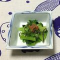 おはなすき's cooksnap of when they made 小松菜の梅肉昆布和え.
