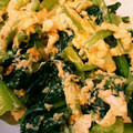 さとこて's cooksnap of when they made 簡単♫小松菜と卵の中華炒め.