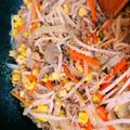 南瓜扇風機's cooksnap of when they made 味噌ラーメン風♪もやし炒め.