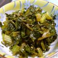 myukitty's cooksnap of when they made セロリの葉のおかか炒め煮.