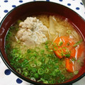 はっさく大福839's cooksnap of when they made 残ったねぎとろマグロでほっこりつみれ汁☆.