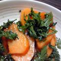 のじまさん's cooksnap of when they made 柿と春菊のサラダ.