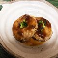おつあやり's cooksnap of when they made 鶏ひき肉と豆腐の和風照り焼きハンバーグ.