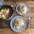 やえゆか's cooksnap of when they made ほうれん草のクリームスパゲッティ.