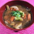 mimi7000's cooksnap of when they made 豚汁?！豚なしだから、、根菜汁！！.