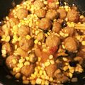 naokinawa's cooksnap of when they made 揚げない！ コーンたっぷりミートボール.