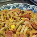 ゆかみお's cooksnap of when they made ベーコンとコーンの✿バタ焼きうどん.