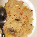 チビダビ's cooksnap of when they made 簡単ランチに！炊き込まない！エビピラフ♡.