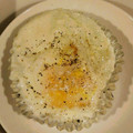 おめぐはん's cooksnap of when they made レンジで簡単！半熟目玉焼き♡お弁当に.